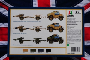 Italeri 7027 Morris Quad Tractor with 25 pdr.Gun